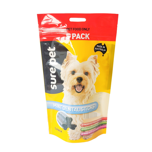 dog food packaging